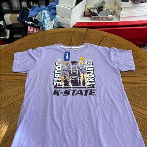 New with Tags Purple K-State Women’s Baaketball Graphic T-Shirt